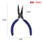 蓝白柄【铁氟龙不生锈款】鸡骨钳